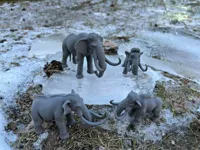 Famille de mammouths façon Ice Age — photo 2