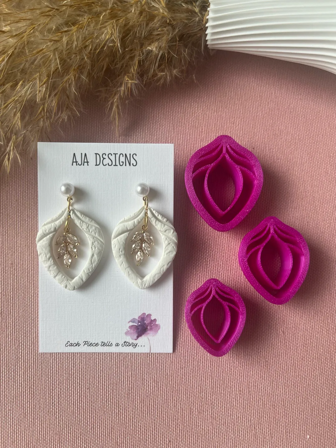 Polymer Clay Earring Mold 43 view 2