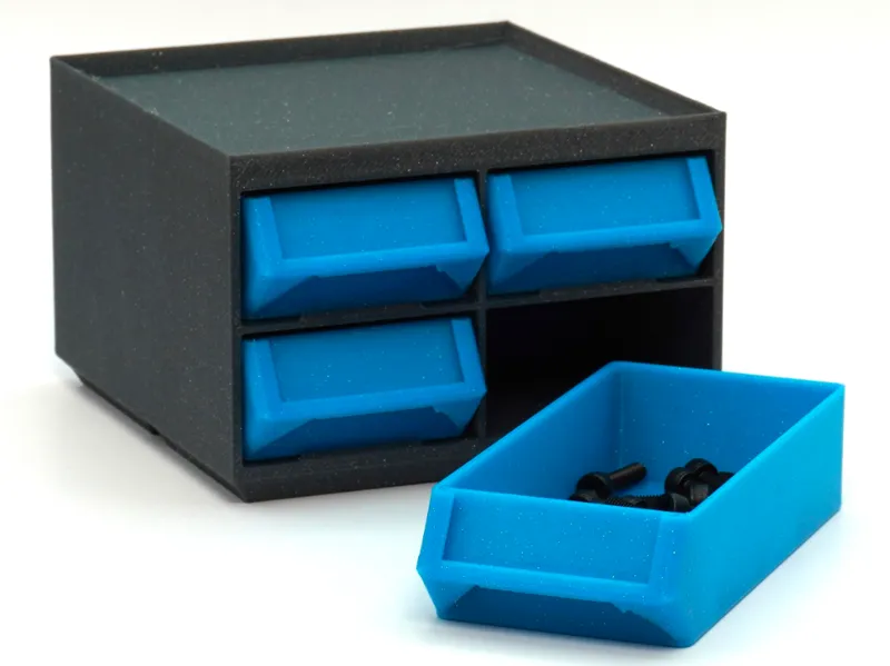 Screwfinity Unit Small (2U) Gridfinity Organizer