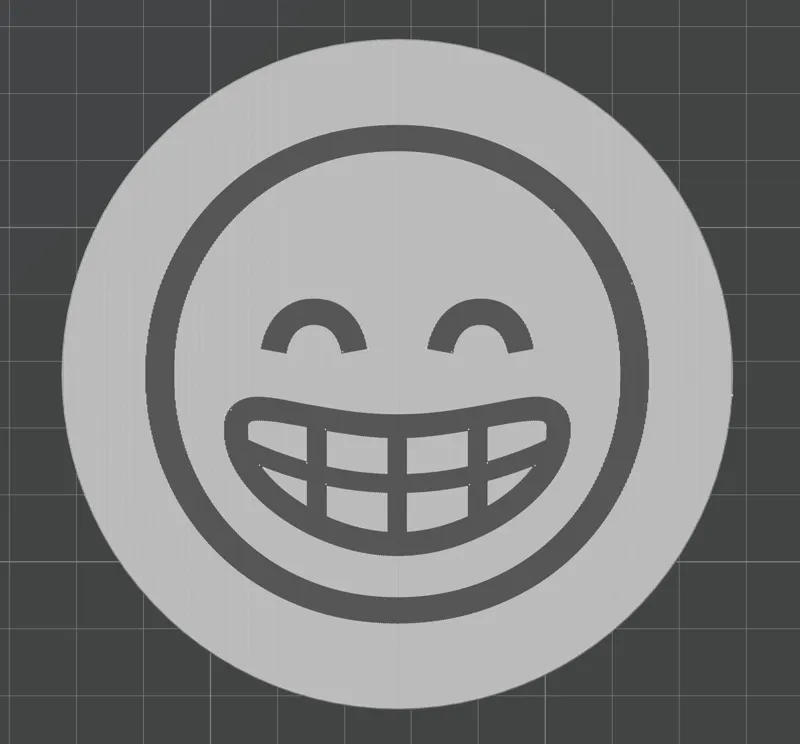 Coaster "Beaming Face with smiling Eyes"