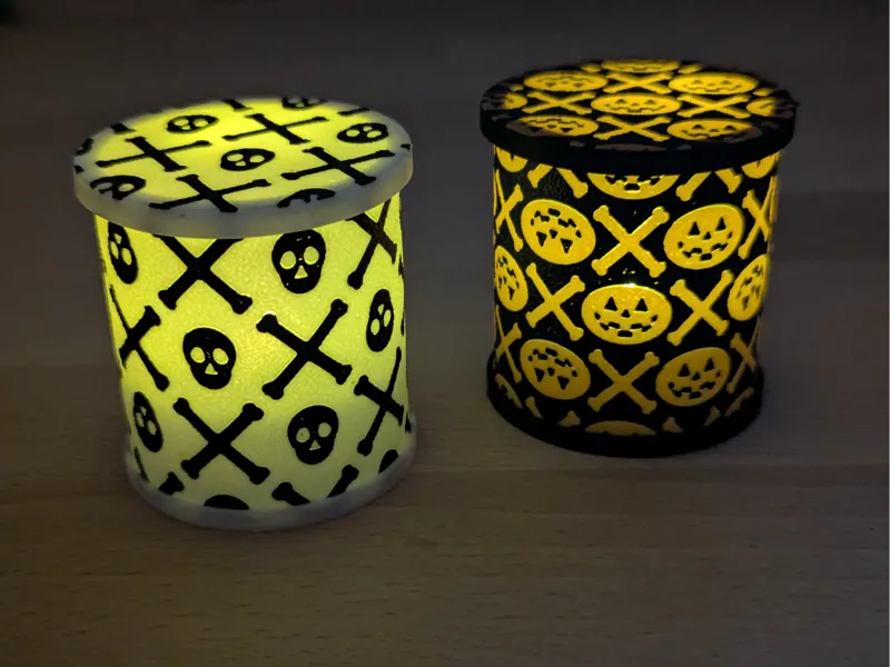 Halloween LED Lantern Card Kit 4x6" (10x15cm)