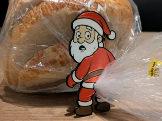 Santa Bread Bag Clip