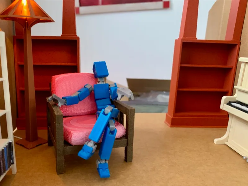 Craftsman Colonnades/Bookshelves #1, 1:12