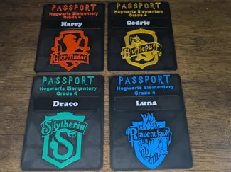 Harry Potter Classroom Passports