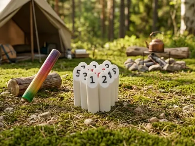 Molkky Mölkky (Finnish Skittles Game)