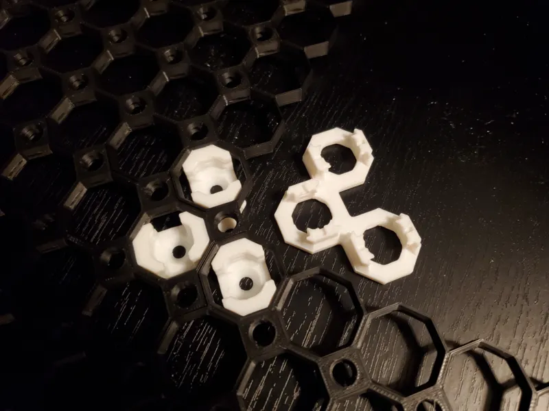 6.25mm - Multiboard Triple Offset Snaps Parts A&B