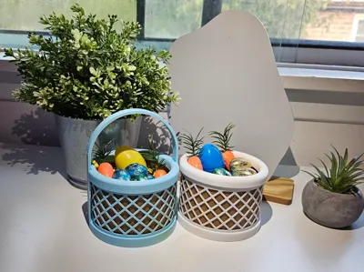 Cardboard Refill Spool Easter Basket