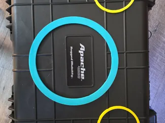 Apache 4800 speaker cutouts