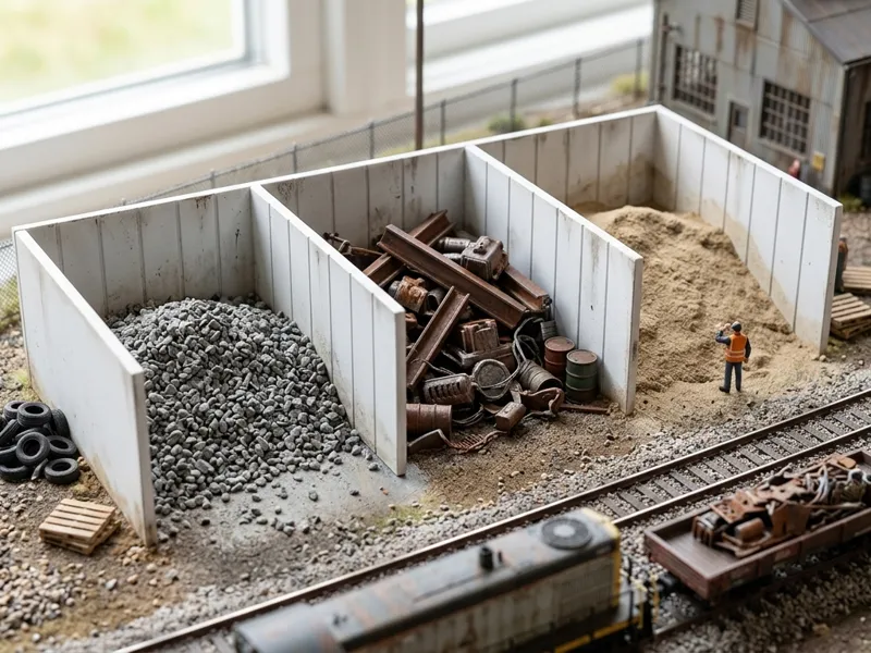 Parametric storage bays / Bulk Material Bunkers