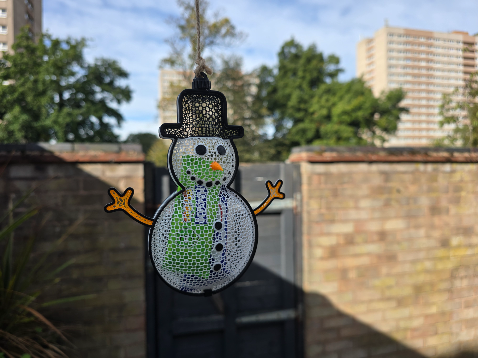 Thermoformed Snowman Treat Holder & Hanging Decor - 1