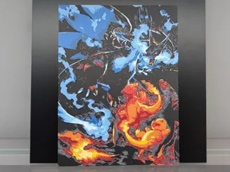 Mega Charizard X - Pokemon Hueforge