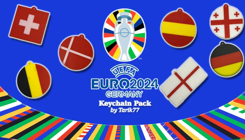 EURO 2024 Keychain Pack