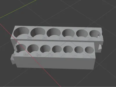 Pittsburgh Impact Deep Socket holder (Metric)