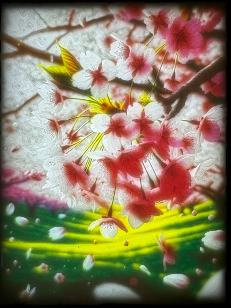 Lithophane: Cherry Blossoms