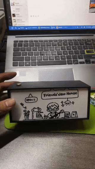 Miniatura 2 do modelo 3D 双面 LED 灯箱 | 大展鸿图 & 八方来财 | 氛围灯箱，适合送人的小礼物！