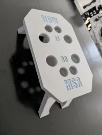 2-color, 0.2mm layer, 3 walls, 15% infill, no supports