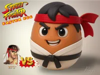 Œuf de Pâques combattant — hommage jeu de combat — photo 3