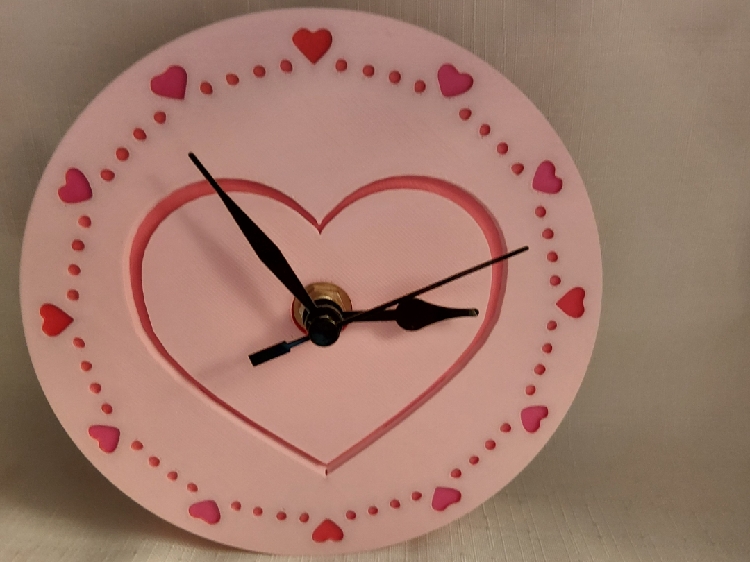 Hearts Clock (numberless)