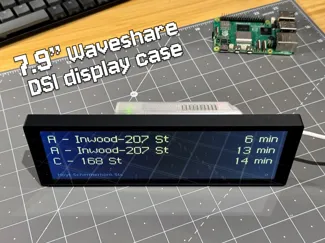 Waveshare 7.9" display & Raspberry Pi case
