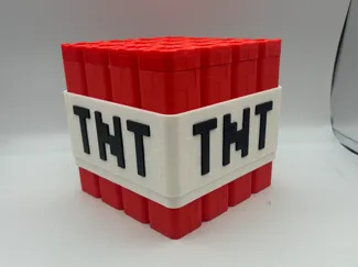 Minecraft TNT Bucket (print coming soon)