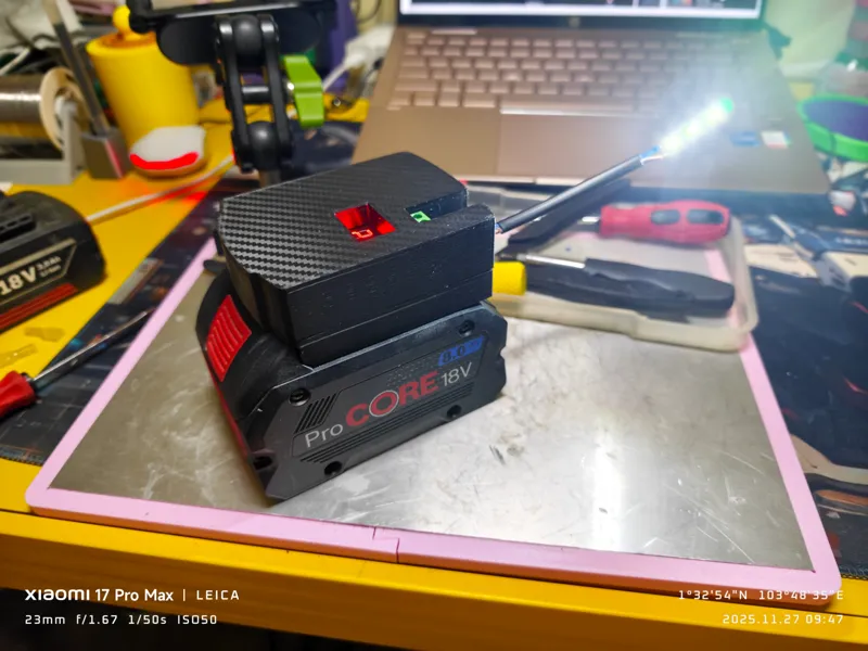 bosch 18v battery power supply with XH m609