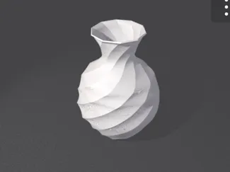 spiral flower vase