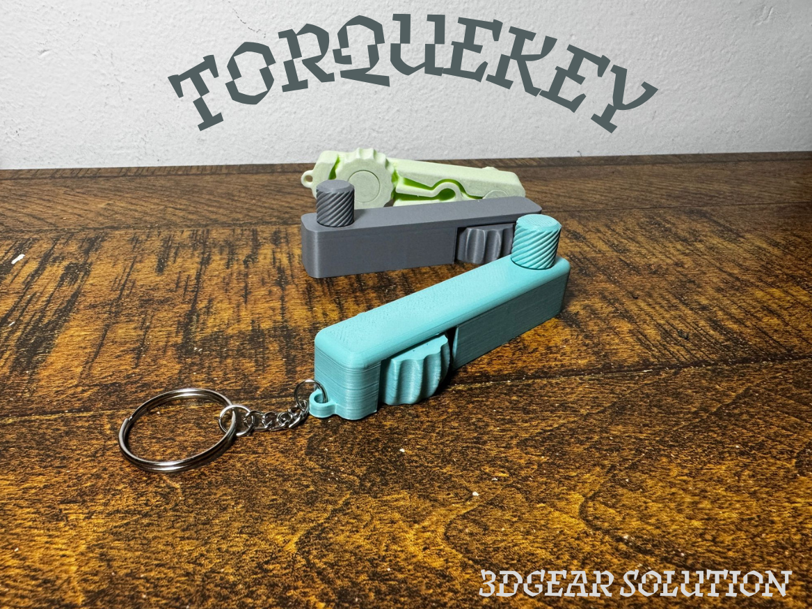 TorqueKey - Keychain EDC Clicker FIdget Toy