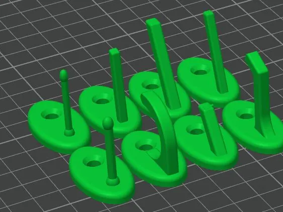 hook thin screw-type  8ks