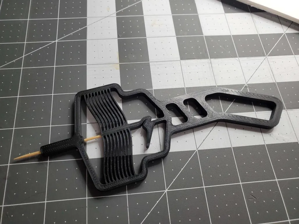 Toothpick Gun (Compliant mechanism) view 2
