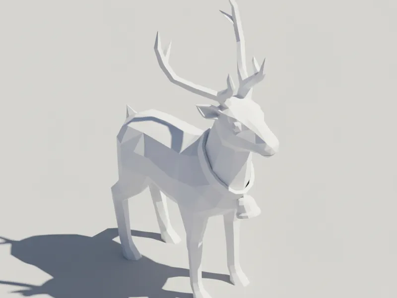 Low Poly Reindeer