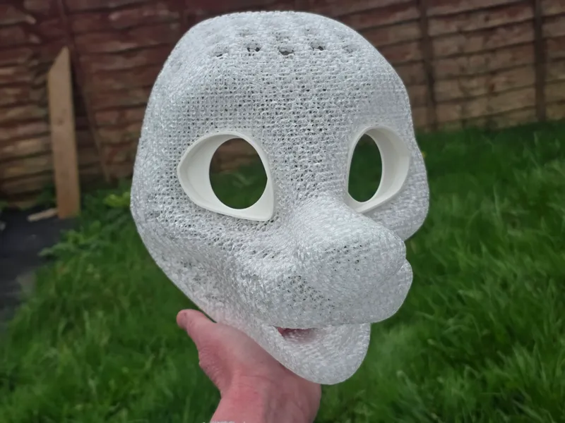 Canine Fursuit Headbase - Toony TPU