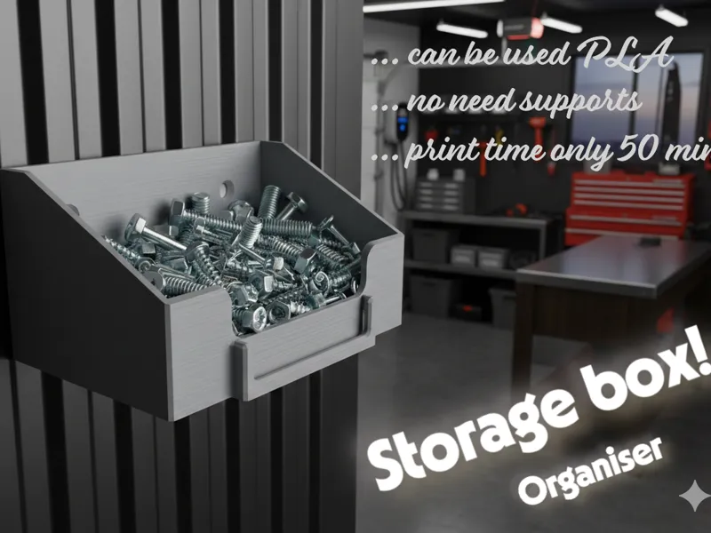 Wall storage box. (Organiser)