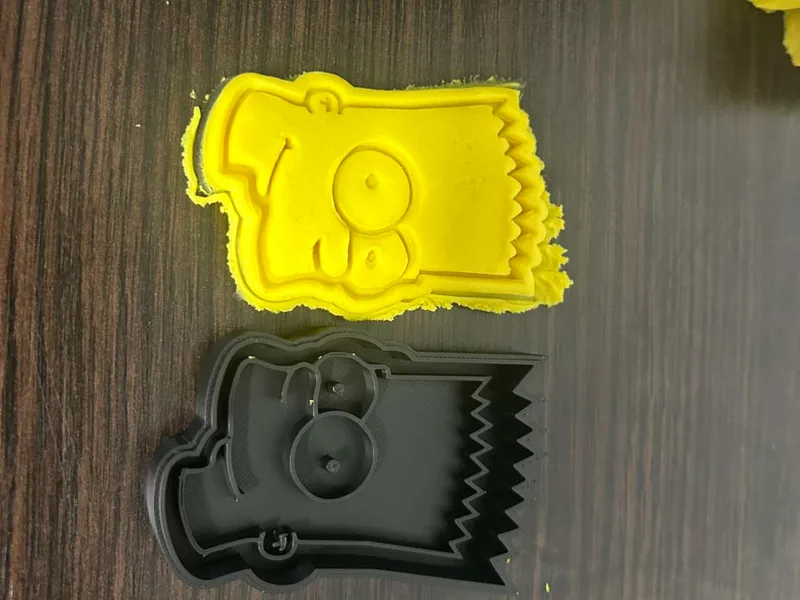 Bart Simpson cookie cutter