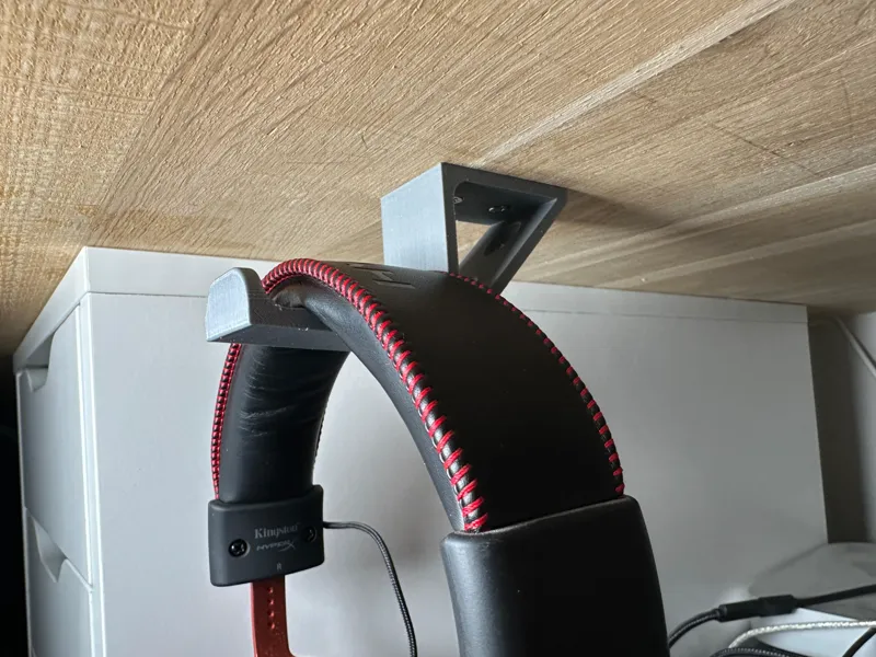 Under-Desk Headset Holder