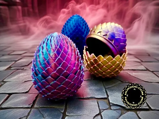 Seamless Dragon Scale Egg Container