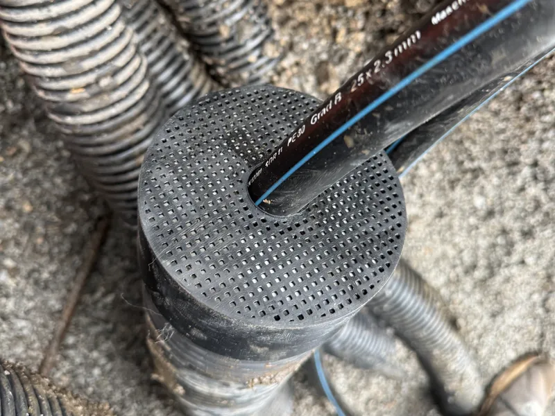 Diffusionsoffener Deckel für 110er Leerrohre
