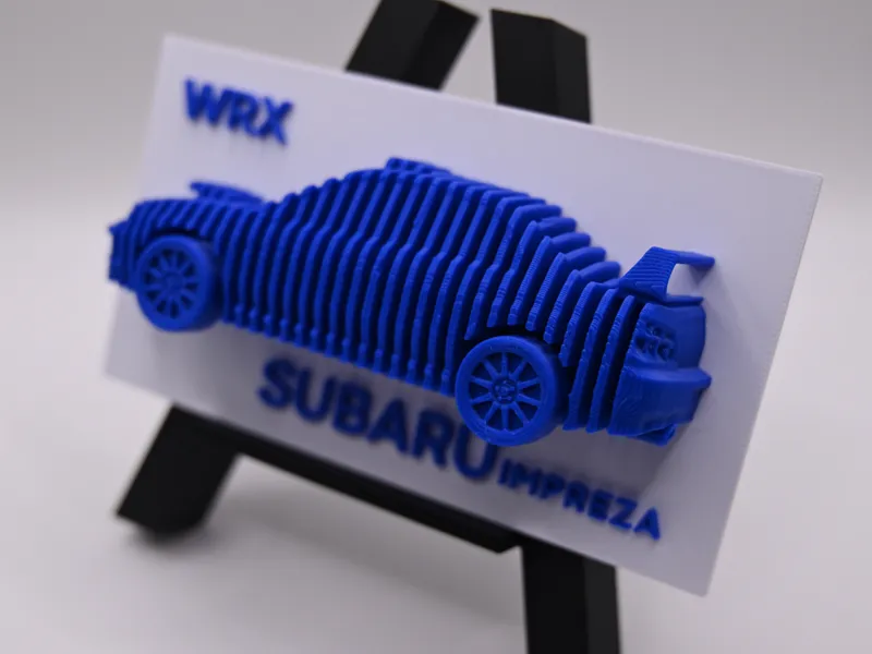 Scultura stratificata Subaru Impreza WRX