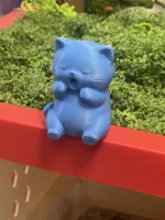打哈欠的小猫