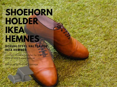 Shoehorn Holder for IKEA HEMNES