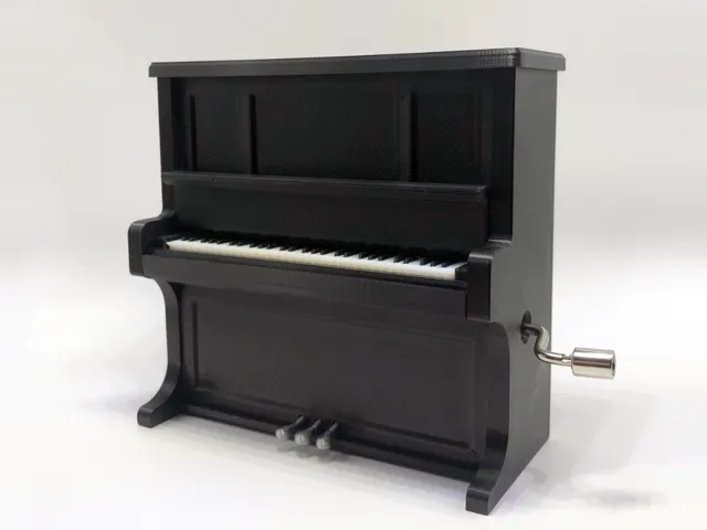 Piano Music Box Hand Winding Kit-K015