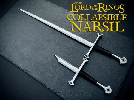 Tapa o cubierta: Collapsible LotR Narsil Sword. Referencia del modelo original.