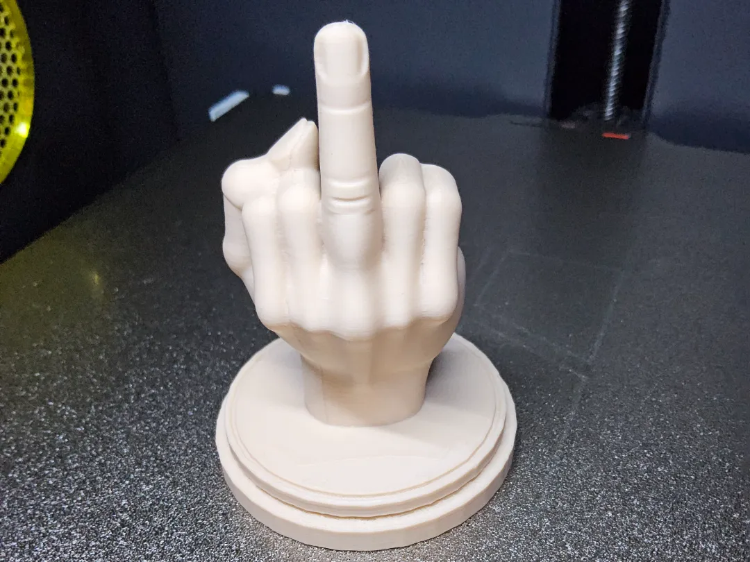Middle finger - Free 3D Print Model - MakerWorld