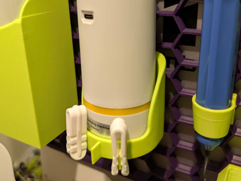 Bag Vacuum and clips holder for HSW