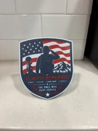 Alway Remember shield hitch cover 