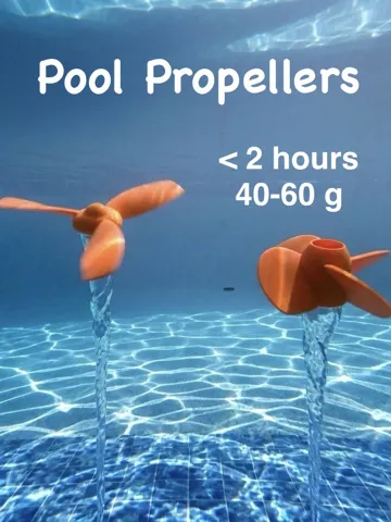 Modelo para impresión 3D: Pool Propellers - boat and plane versions — vista de referencia 2