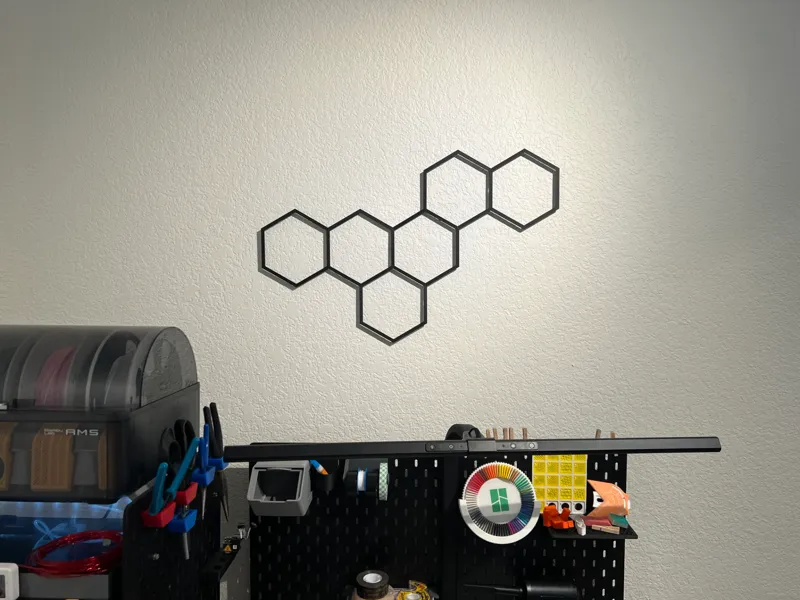 Hexagon is the bestagon wall decor