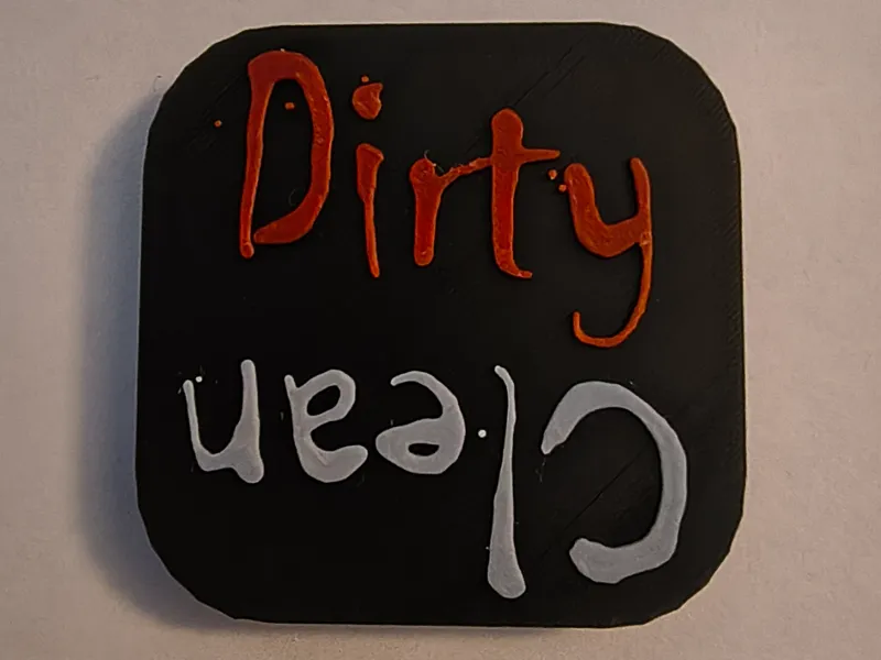 Dirty/Clean Dishwasher Magnet AMS quick print