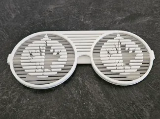 Winnipeg Jets Whiteout Shutter Shades