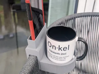 DrinkClip (Getränke- /Handyhalter Gartenstühle)