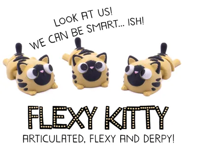 Articulated Flexy Kitty!